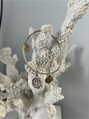 Alex and Ani L initial bracelet